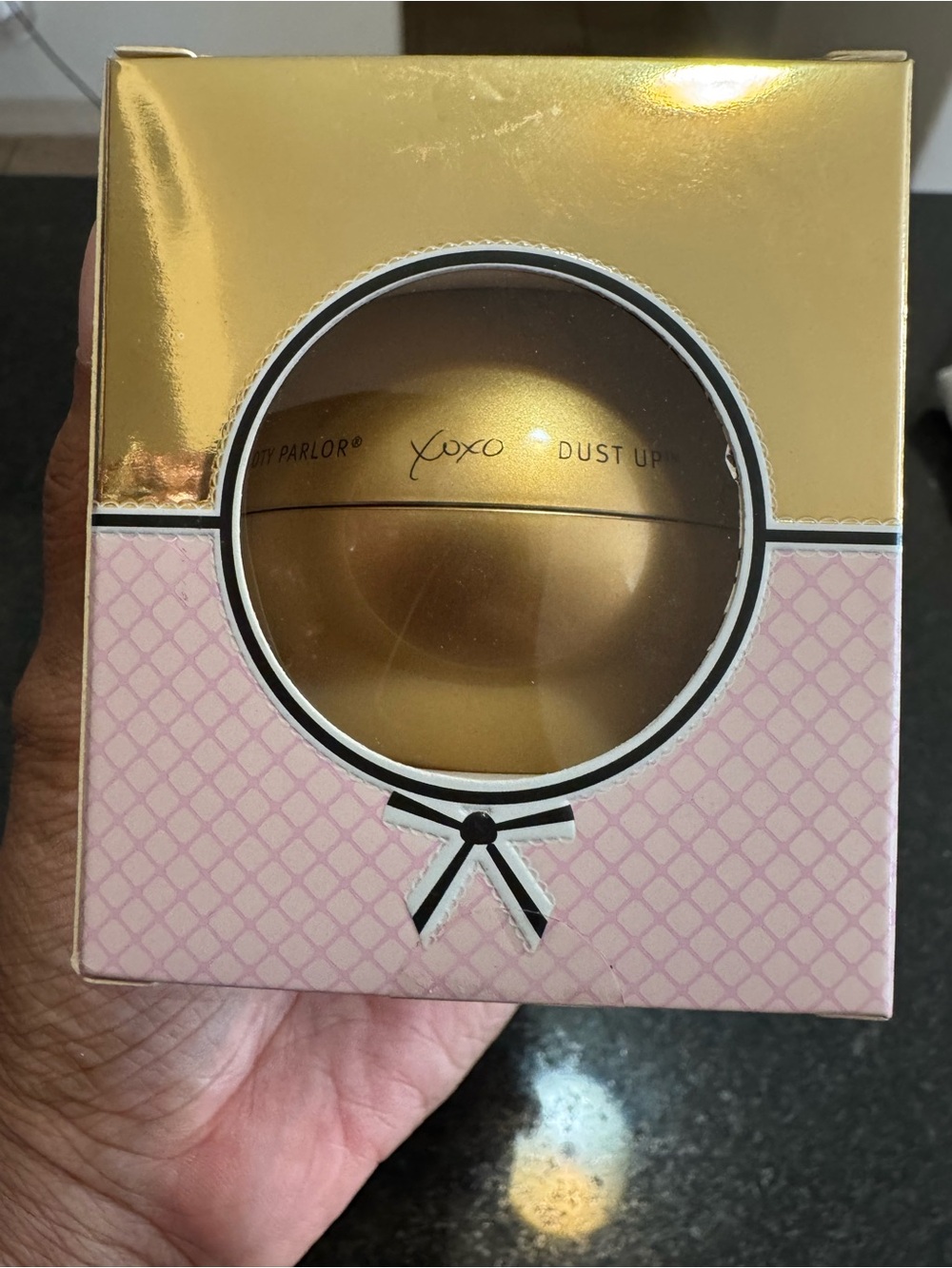 NEW Booty Parlor Dust Up Marshmallow Gold Kissable Shimmer Powder - Picture 4 of 16